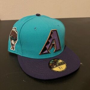 Arizona Diamondbacks Teal and Purple Baseball Cap